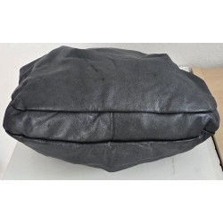 Marc Jacobs Henkel/Schultertasche Softleder anthrazit Glitzer/Schwarz