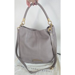 Marc Jacobs Henkel/Umhängetasche Softleder Taupe