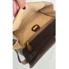 Gucci Vintage Clutch/Schulter Tasche Leder Braun