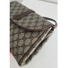 Gucci Vintage Clutch/Schulter Tasche Leder Braun