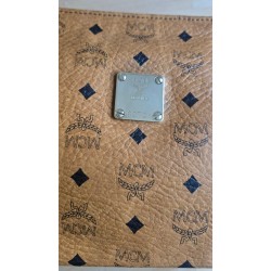 Mcm Nécessaire Poche Toilette Medium Heritage Cognac Canvas.