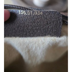 Gucci Vintage Clutch/Crossbody Tasche Oval Leder Braun
