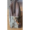 Gucci Vintage Clutch/Crossbody Tasche Oval Leder Braun