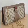 Gucci Vintage Clutch/Crossbody Tasche Leder Braun