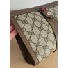 Gucci Vintage Clutch/Crossbody Tasche Leder Braun