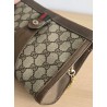 Gucci Vintage Clutch/Crossbody Tasche Leder Braun