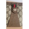 Gucci Vintage Clutch/Crossbody Tasche Leder Braun