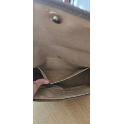 Gucci Vintage Clutch/Crossbody Tasche Leder Braun