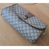 Gucci Vintage Clutch/Crossbody Tasche Leder Braun
