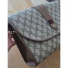 Gucci Vintage Clutch/Crossbody Tasche Leder Braun