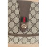 Gucci Vintage Clutch/Schultertasche Tasche Leder Braun