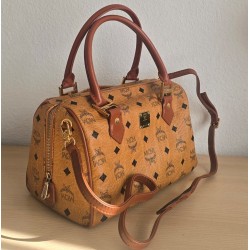 MCM Speedy Boston 25 Heritage Cognac