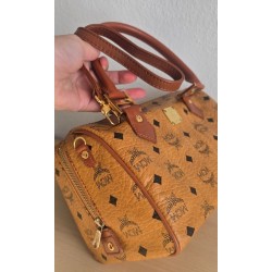 MCM Speedy Boston 25 Heritage Cognac