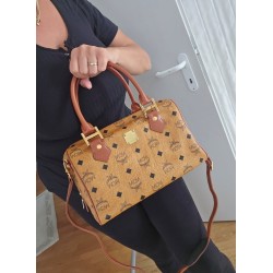 MCM Speedy Boston 25 Heritage Cognac
