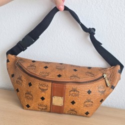 MCM Bauchtasche Vintage Heritage Cognac Canvas