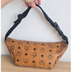 MCM Bauchtasche Vintage Heritage Cognac Canvas
