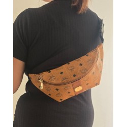 MCM Bauchtasche Vintage Heritage Cognac Canvas