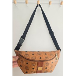MCM Bauchtasche Vintage Heritage Cognac Canvas