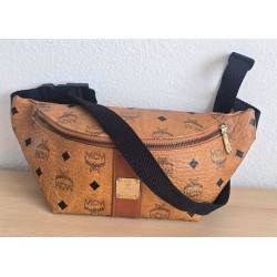 MCM Bauchtasche Vintage Heritage Cognac Canvas