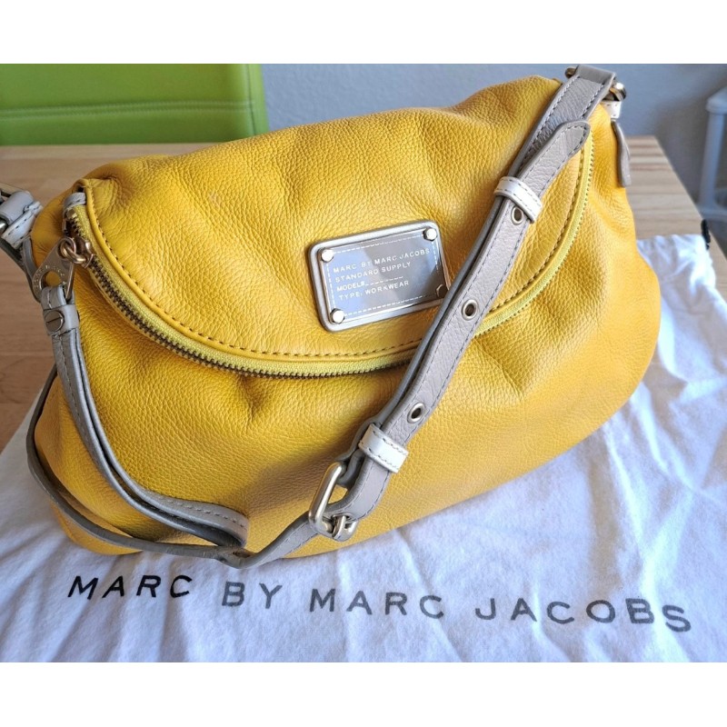 Marc By Marc Jacobs Natasha Medium Gelb-Grau Marc By Marc Jacobs Natasha Medium Gelb-Grau