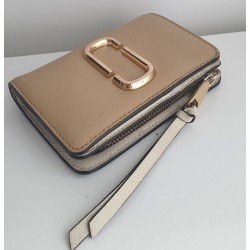 Marc By Marc Jacobs Snapshot Portemonnaie Beige-Grün