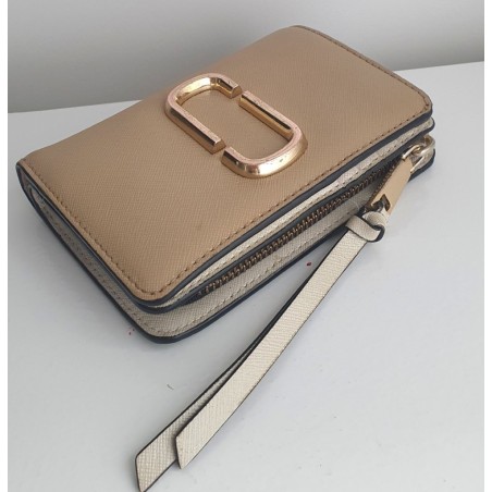 Marc By Marc Jacobs Snapshot Portemonnaie Beige-Grün