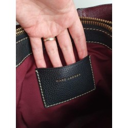 Marc Jacobs Leder Cadena Padlock Tote Bag Handtasche Schultertasche Schwarz