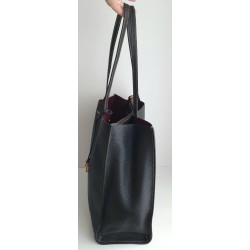 Marc Jacobs Leder Cadena Padlock Tote Bag Handtasche Schultertasche Schwarz