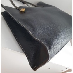 Marc Jacobs Leder Cadena Padlock Tote Bag Handtasche Schultertasche Schwarz