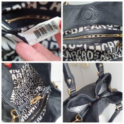 Marc Jacobs Henkel/Umhängetasche Gross GM Schwarz