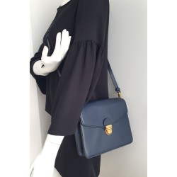 Marc By Marc Jacobs Crossbody Navy-Blau Leder Tasche