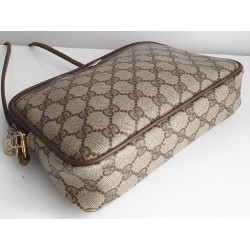 Gucci Crossbody Tasche Braun Leder