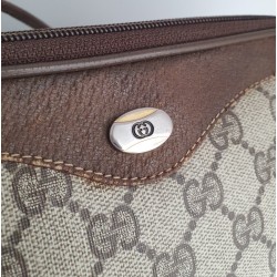 Gucci Crossbody Tasche Braun Leder