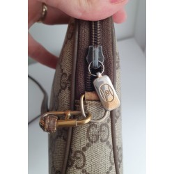Gucci Crossbody Tasche Braun Leder