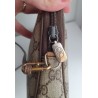 Gucci Crossbody Tasche Braun Leder