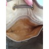 Gucci Beuteltasche Canvas Braun Leder