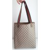 Gucci Schultertasche Supreme Tote Bag Gross GG Braun Leder