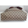 Gucci Schultertasche Supreme Tote Bag Gross GG Braun Leder