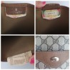 Gucci Schultertasche Supreme Tote Bag Gross GG Braun Leder