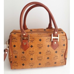 MCM Speedy Boston 25 Heritage Cognac Canvas.