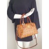 MCM Speedy Boston 25 Heritage Cognac Canvas.