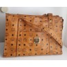 MCM Shopper Medium Heritage Cognac Canvas.
