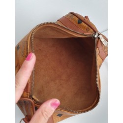 MCM Crossbody Rund Vintage Cognac Canvas