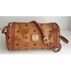 MCM Crossbody Rund Vintage Cognac Canvas