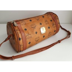 MCM Crossbody Rund Vintage Cognac Canvas