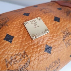 MCM Crossbody Rund Vintage Cognac Canvas