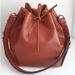 Louis Vuitton Petit Sac Noe Epi Leder Cognac mit D-Ring.