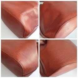 Louis Vuitton Petit Sac Noe Epi Leder Cognac mit D-Ring.