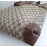 Gucci Schultertasche Supreme Tote Bag GG Braun Leder