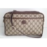 Gucci Neccesaire/Crossbody Tasche Leder Canvas Braun
